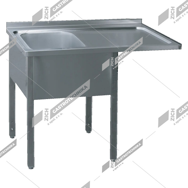 Stůl pracovní jednodřez MSJOP/M 140x70x90