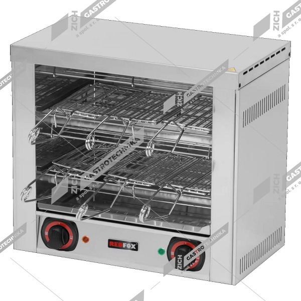 Toaster dvoupatrový 6x kleště, 2x rošt TO 960 GH