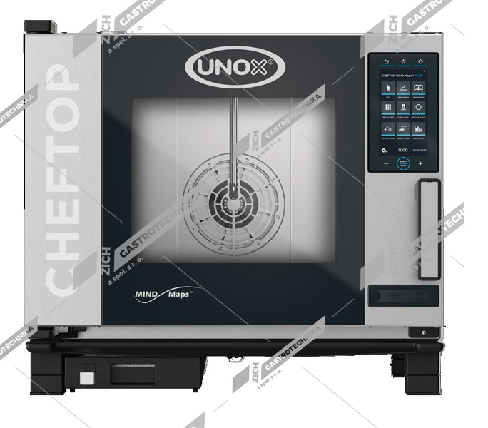 UNOX Konvektomat plyn.  5x GN 1/1 - PLUS XEVC-0511-GPRM