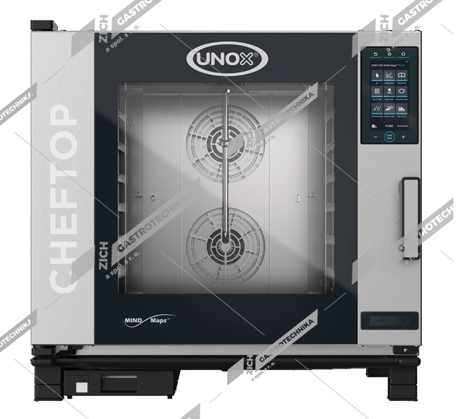 UNOX Konvektomat plyn.  6x GN 2/1 - PLUS XEVC-0621-GPRM 
