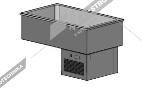 Vana chladící k zabudování GN1/1 CV8L