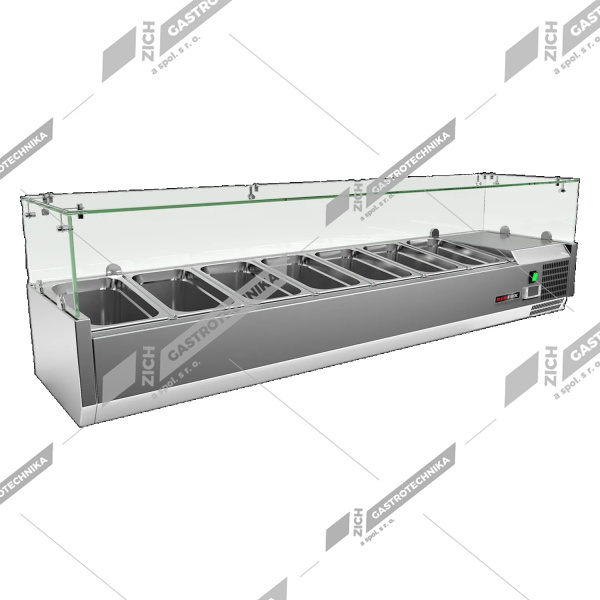 Vitrína chladicí pultová 7x GN 1/3 MCH 3160