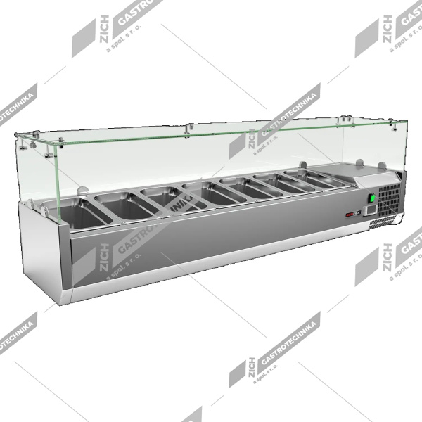 Vitrína chladicí pultová 7x GN 1/4 MCH 4150