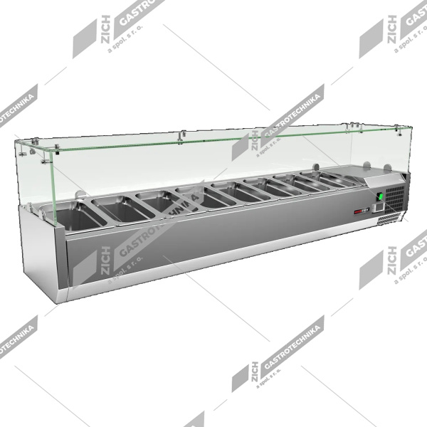 Vitrína chladicí pultová 7x GN 1/4 MCH 4160