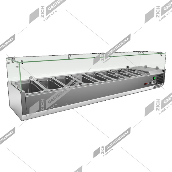Vitrína chladicí pultová 8x GN 1/3 MCH 3180