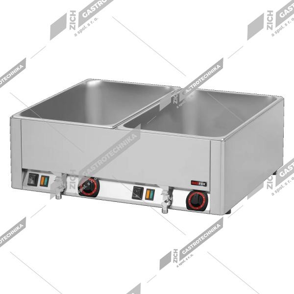 Vodní lázeň s výpustí 2 x GN 1/1 - 150mm BMV 2115