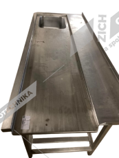 bazar č.802 - Stůl s dřezem k myčce