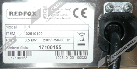 bazar č.713 - Infra lampa pro udržovač hranolek