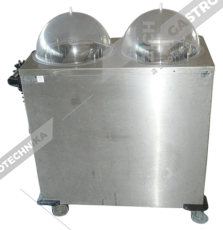 bazar č.708 - Zásobník na talíře dvoutubusový