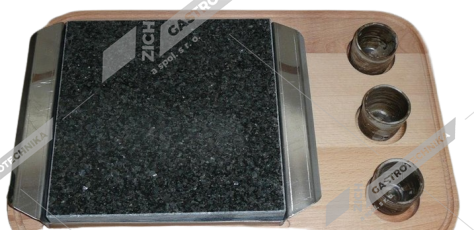 bazar č.266 - Servírovací kámen na prkénku - NOVÝ