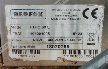 bazar č.836 - Grilovací deska el. chrom stolní