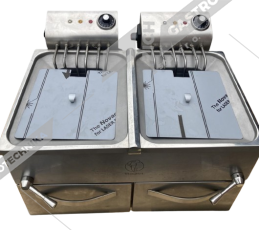 bazar č.887 - Fritéza elektrická Movilfrit FH 10+10 - ZÁNOVNÍ