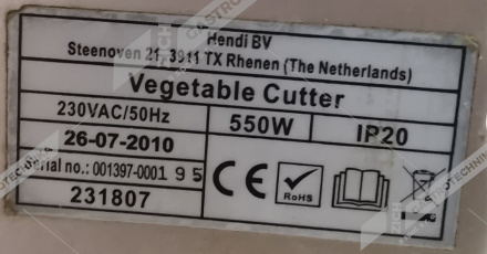 Bazar č.926 - Krouhač zeleniny Hendi