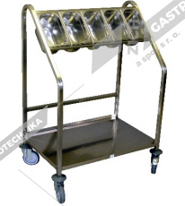 Abner Vozík na podnosy a příbory MV-PP 2/53×37 