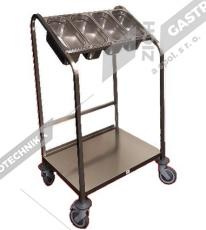 Abner Vozík na podnosy a příbory MV-PP 2/53x32,5