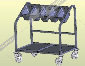 Abner Vozík na podnosy a příbory MV-PP MŠ