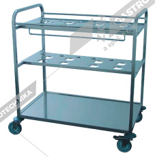 Abner Vozík servírovací s otvory na naběračky SV 3 N