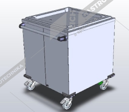 Abner Vozík - Podavač košů /nádobí PN 580×580