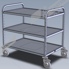 Abner Vozík servírovací SV 3 V