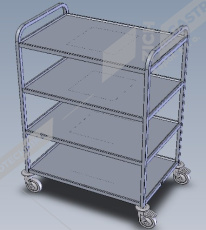 Abner Vozík servírovací SV 4