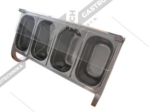 Abner Zásobník příborů stolní s 1/2 plexi ZP-4 HZ