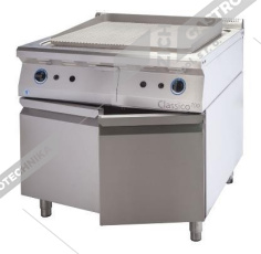 ALBA Deska grilovací el. - hladká -s dvířky E-GP-4/700 D