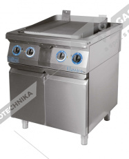 ALBA Deska grilovací el. - rýhování 1/3 - s dvířky a policí E-GP-4/700 DS