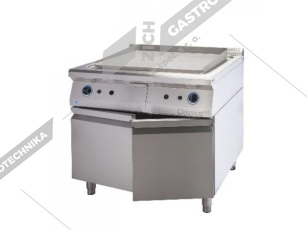 ALBA Deska grilovací el. - rýhování 1/3 s dvířky a policí  E-GP-4/900 DS