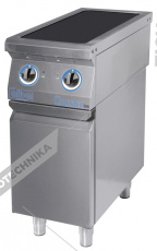 ALBA Sporák indukční s dvířky  E-C-TG IHB-2/900 D