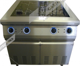 ALBA Sporák indukční s dvířky  E-C-TG IHB-4/900 D