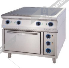 ALBA Sporák sklokeramický s volným prostorem  E-C-TG RHB-4/900 F