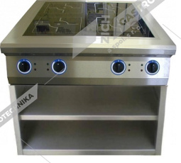 ALBA Sporák el. indukční -volný prostor s policí  E-C-TG IHB 4/700 FS