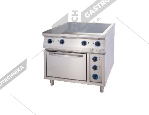 ALBA Sporák el.  sklokeramický - s dvířky a policí E-C-TG RHB-4/700 DS