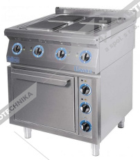 ALBA Sporák elektrický s el. troubou  E-C-4/700 EO