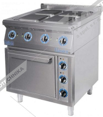 ALBA Sporák elektrický s el. troubou E-C-4/900 EO