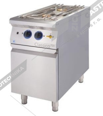 ALBA Sporák plynový s dvířky a policí  G-C-2/700 DS (ZP)