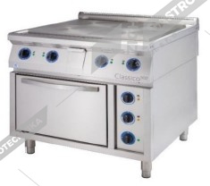 ALBA Sporák tálový s dvířky a policí  E-C-FSPD-4/900 DS