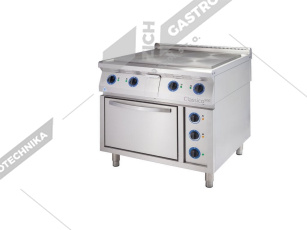 ALBA Sporák tálový s troubou  E-C-FSPD-4/900 EO