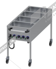 ALBA Vodní lázeň - vozík bez police SME 4 ECO