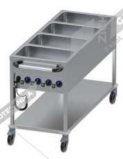 ALBA Vodní lázeň - vozík s policí SME 4