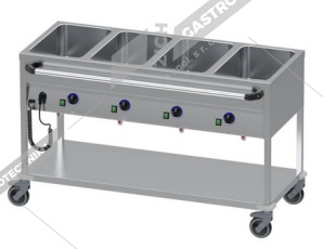 ALBA Vodní lázeň - vozík s policí SME 4L