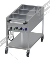 ALBA Vodní lázeň - vozík s policí SME 3T