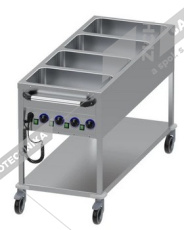 ALBA Vodní lázeň - vozík s policí SME 4T