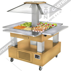 Roller Grill Salátový bar centrální chladící  SBC 40 F