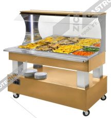 Roller Grill Salátový bar přístěnný vyhřívaný SBM 40 C