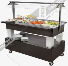 Salátový bar středový chladící  SB 40 F