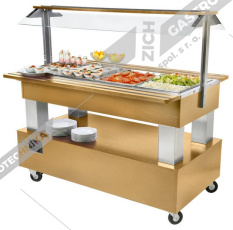 Roller Grill Salátový bar středový vyhřívaný SB 40 C