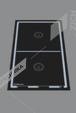 BERNER Vestavěná indukční plotna BI2EGFF7