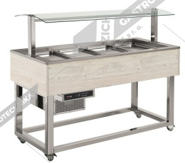 Bufet chlazený GN 6-1/1 polohovací  ES BLUE+ 6H