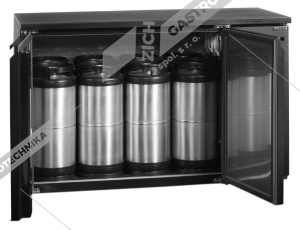 Tefcold Chladící minibar na sudy KEG CKC8 KEG Cooler